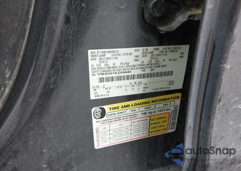 2020 Ford Expedition Limited Max from USA, damaged, VIN 1FMJK2AT4LEA94440